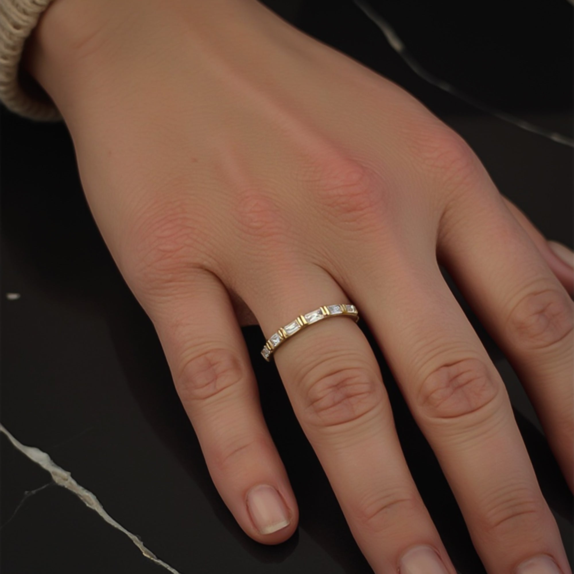 Baguette Eternity Band