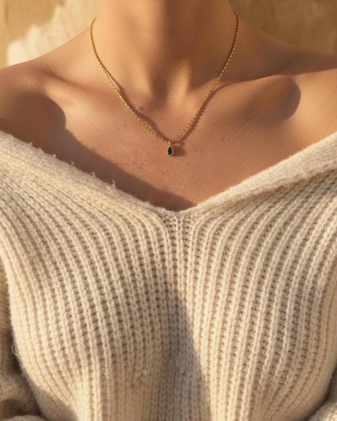 Beaded Birthstone Necklace