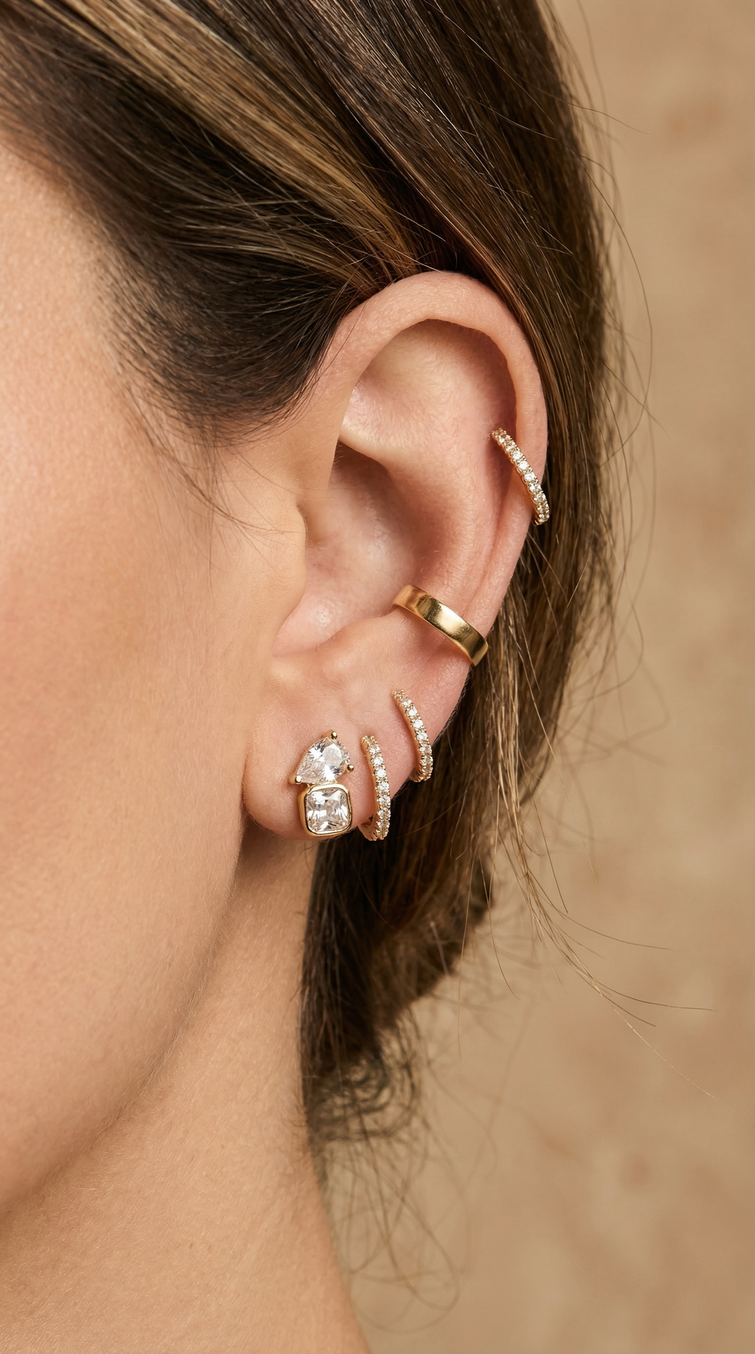 Toi Et Moi Gem Studs