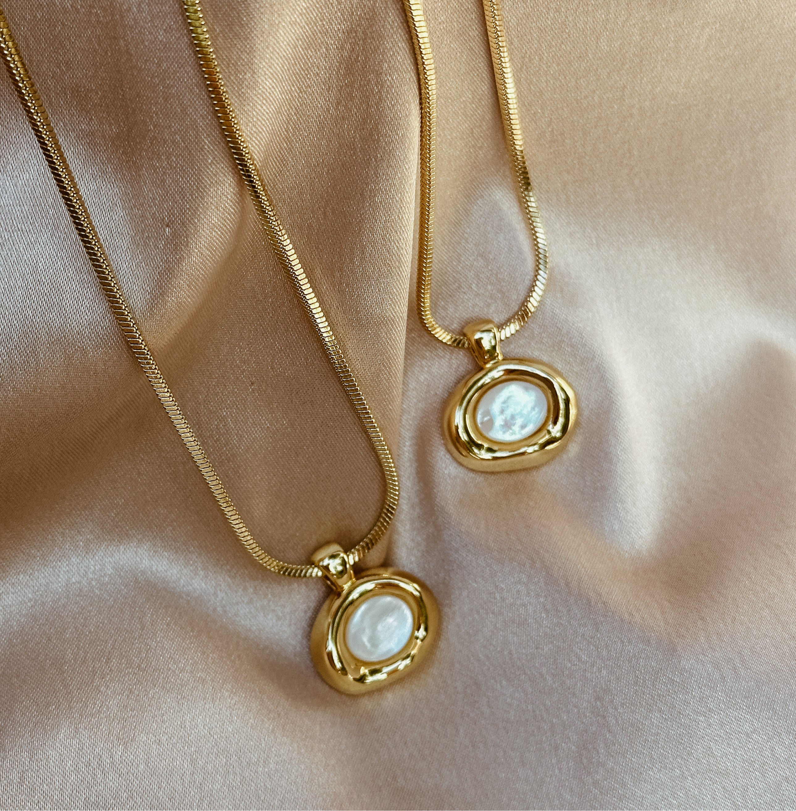 Melted Pearl Necklace