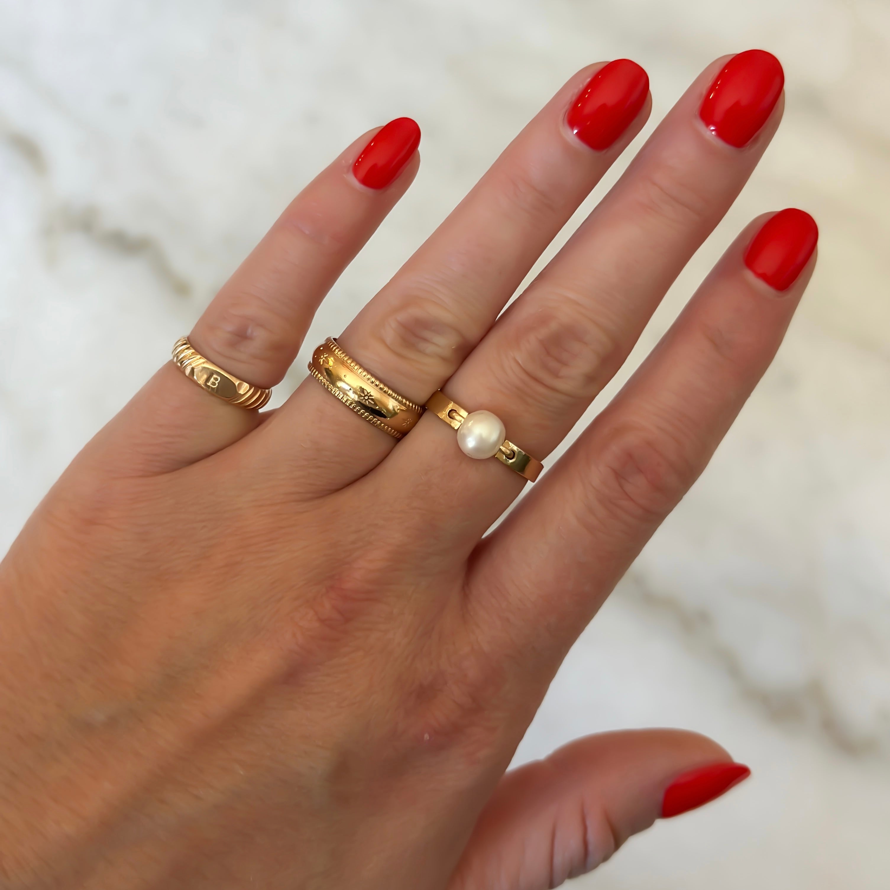 Initial Signet Ring GF