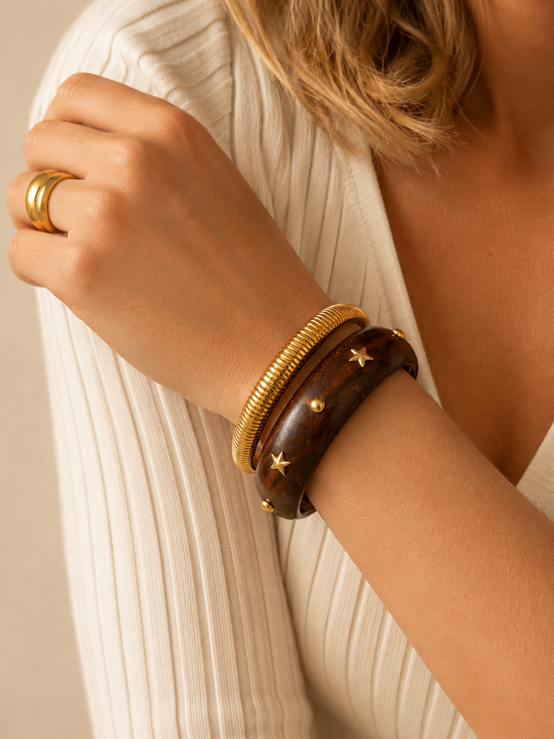 Star Studded Bangle Set