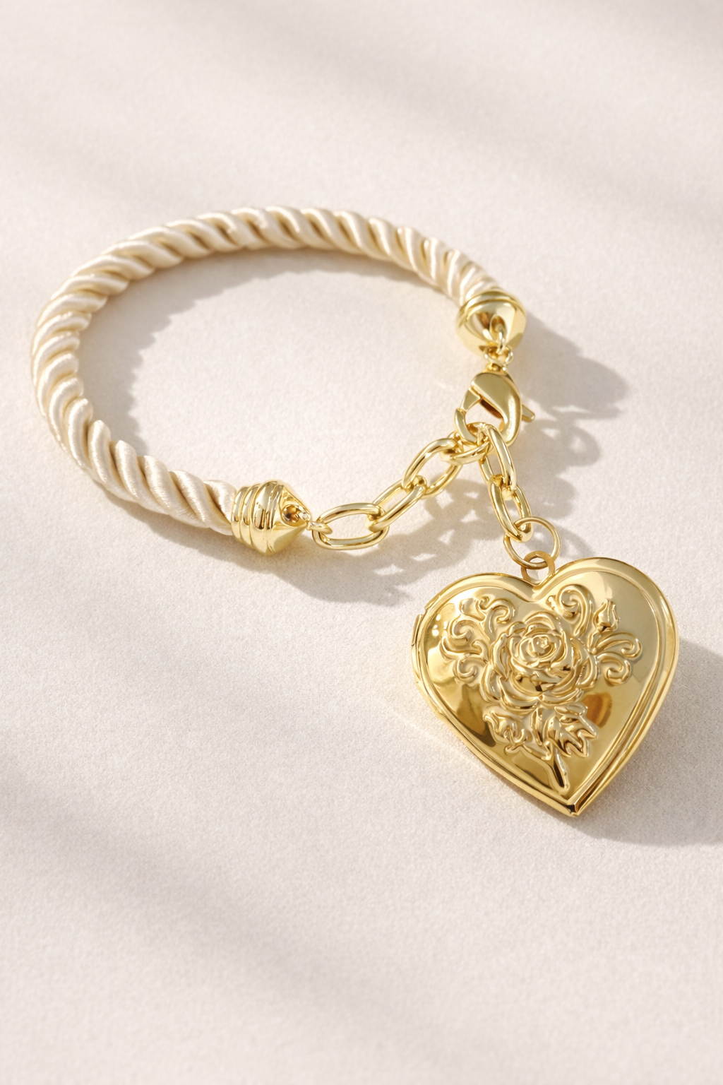 Heart Locket Bag Charm