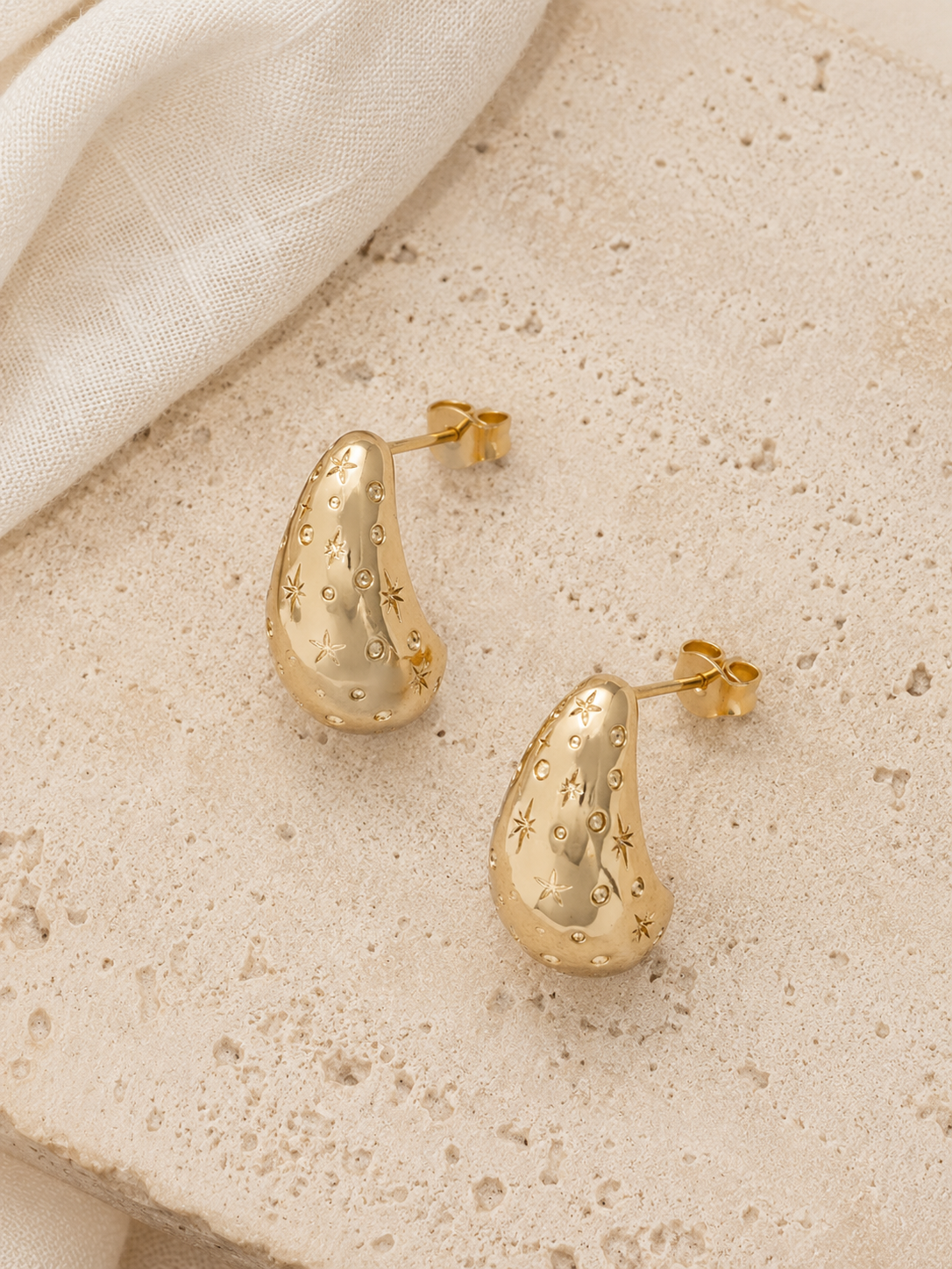 Celeste Dome Earrings