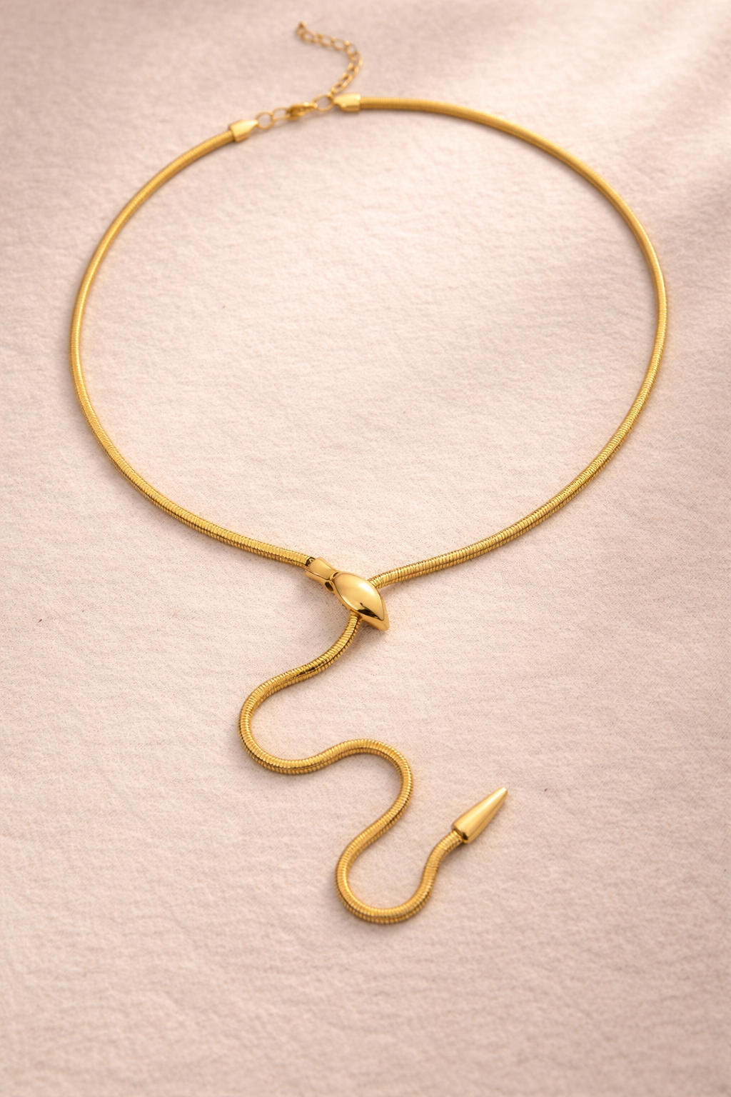 Serpentina Lariat Necklace