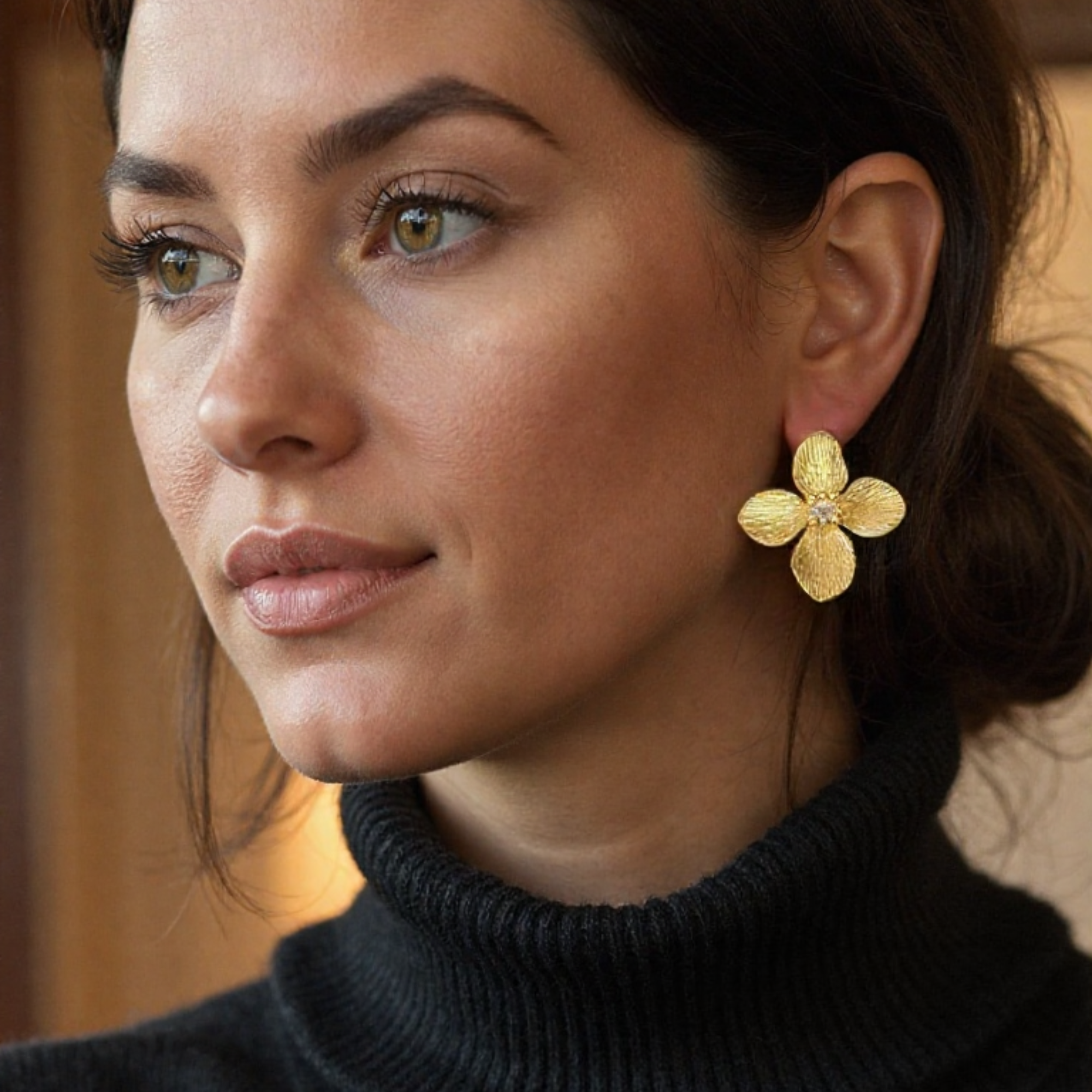 Iris Statement Earrings