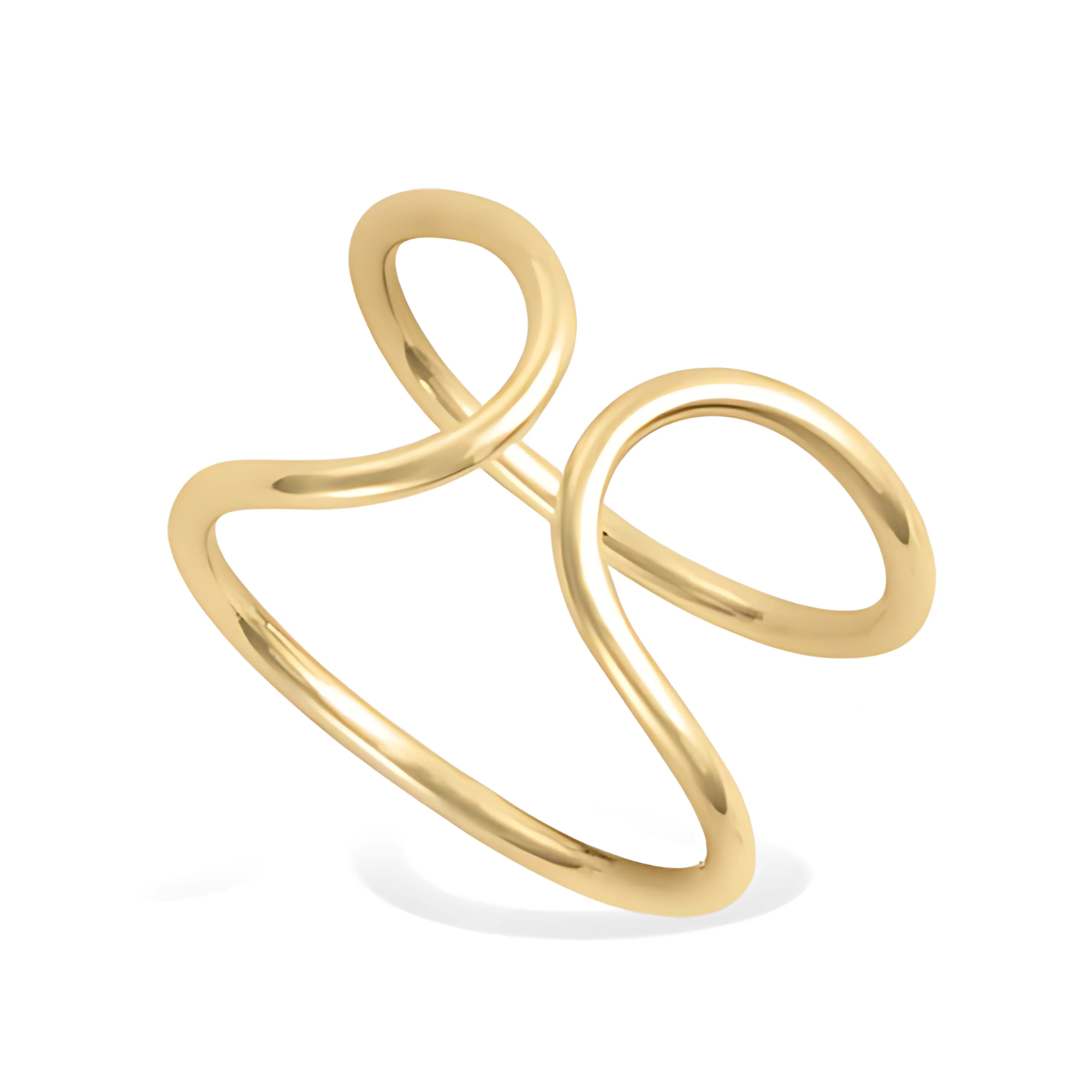 Double Band Cuff Ring
