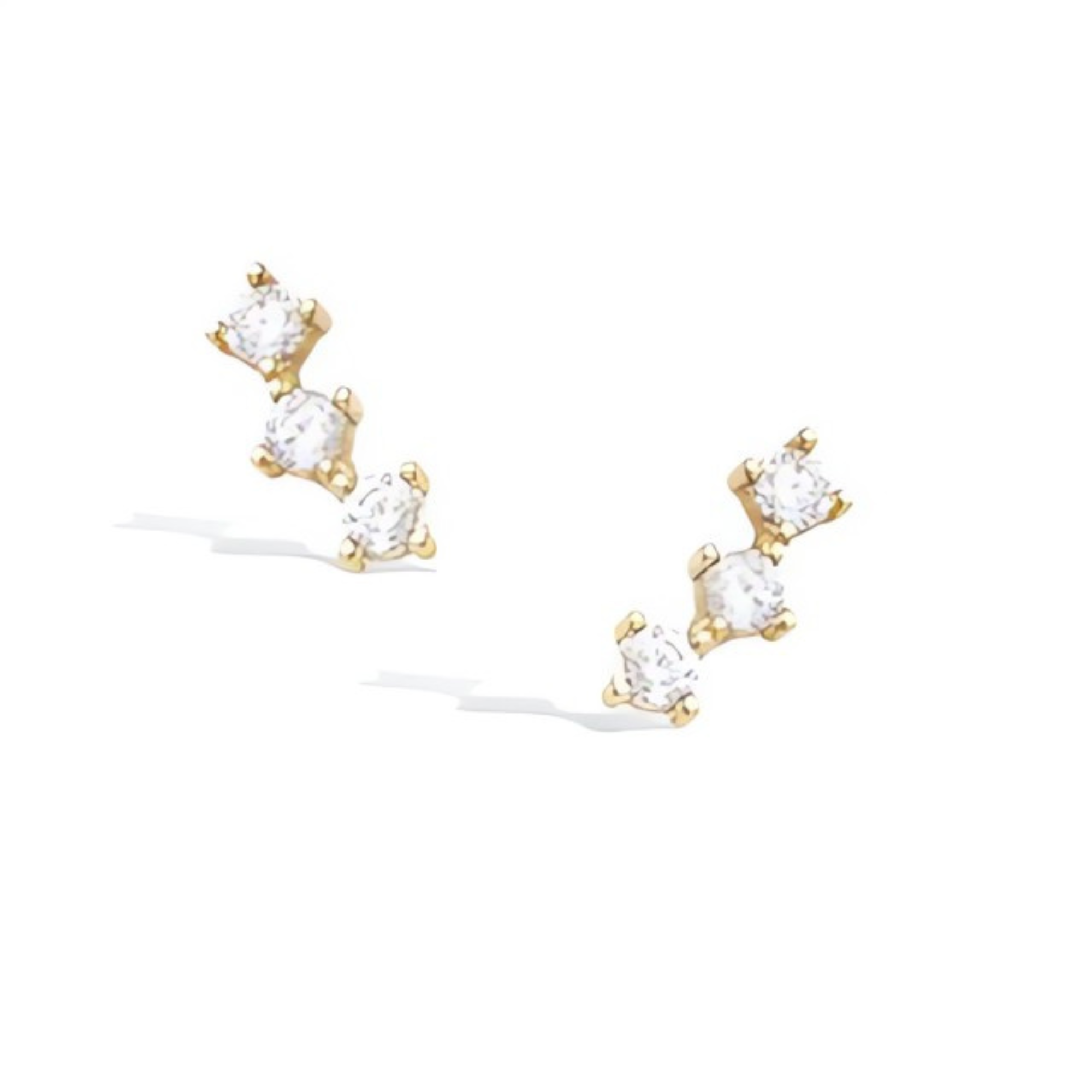 Trio Diamond Studs