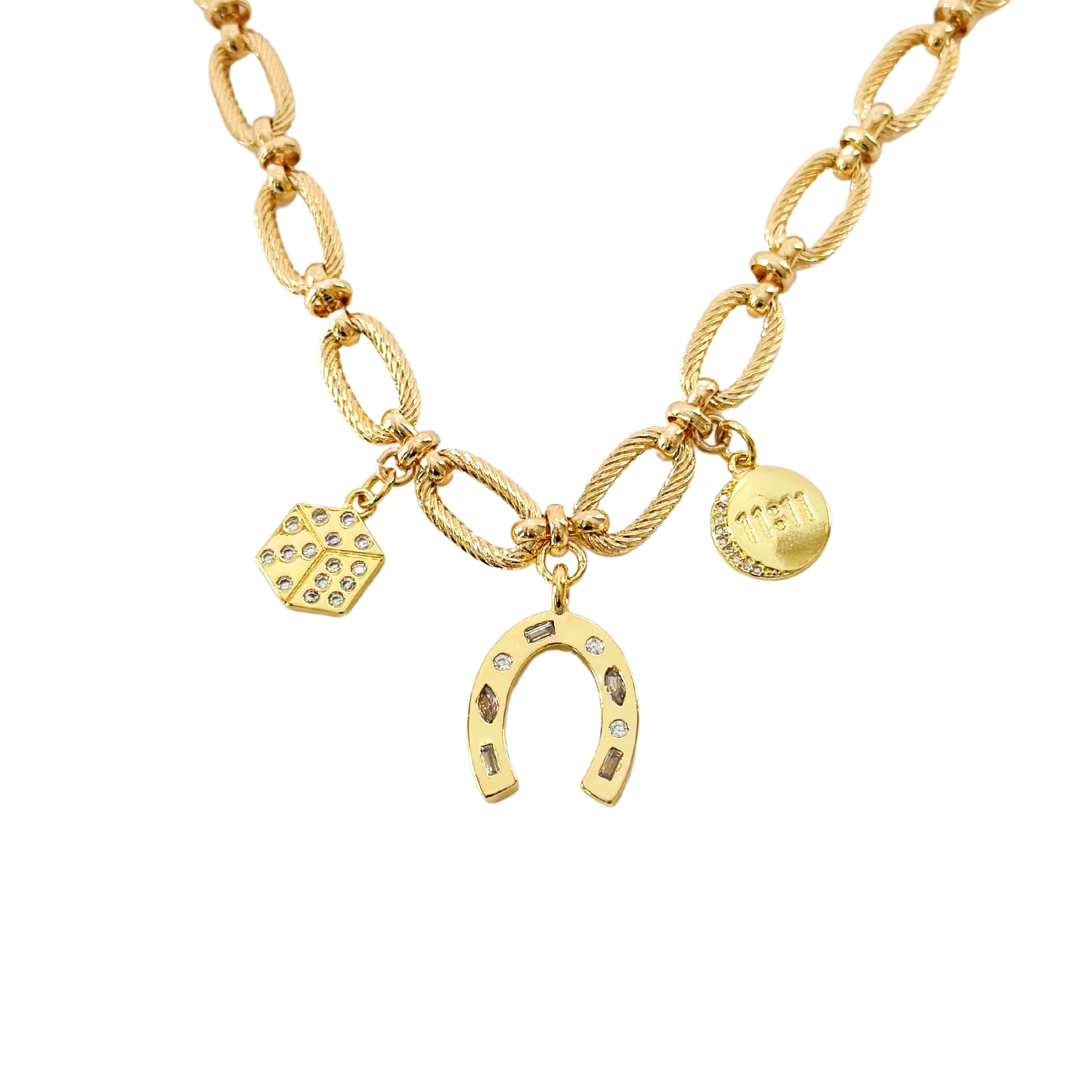 Lucky Gal Charm Necklace