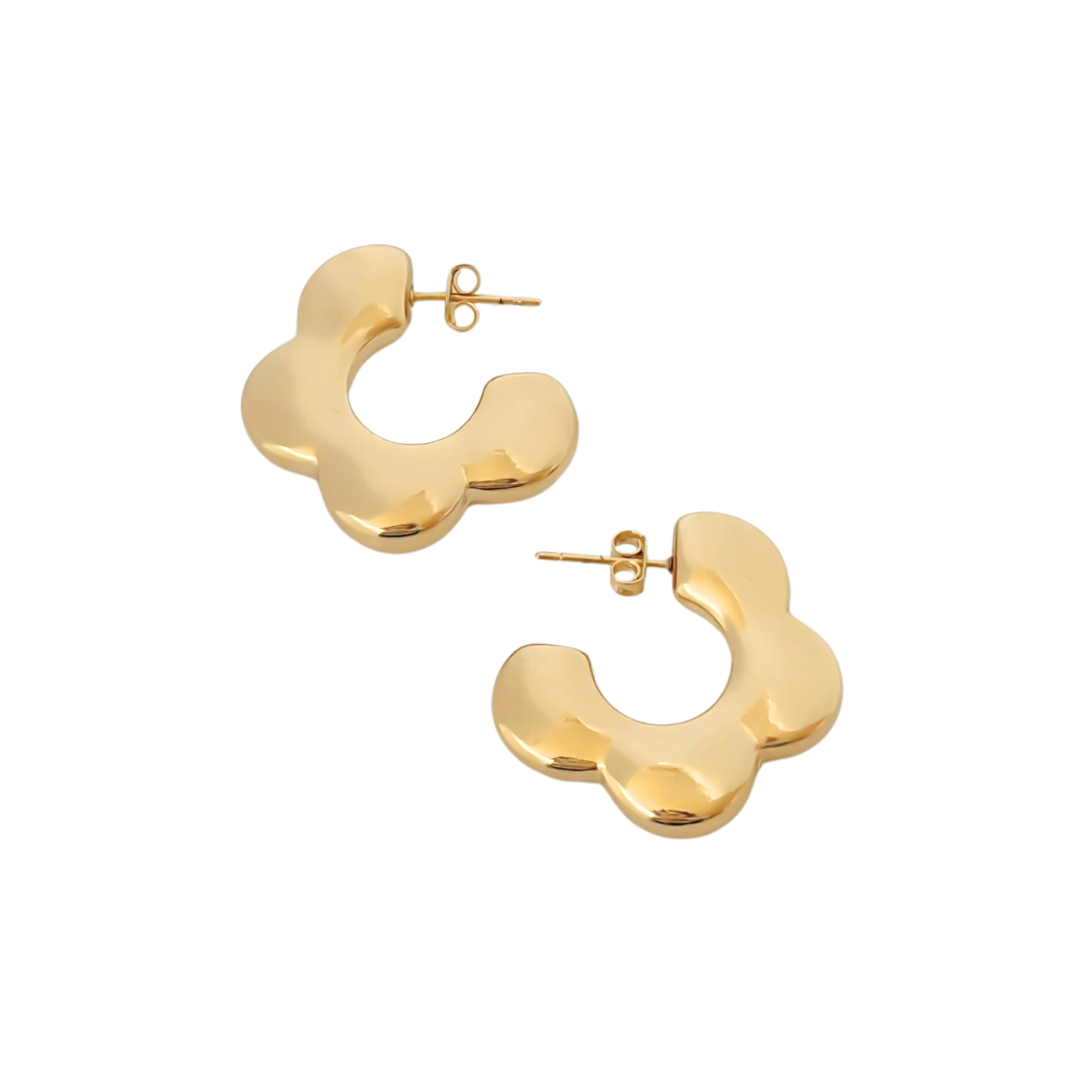 Daisy Hoop Earrings