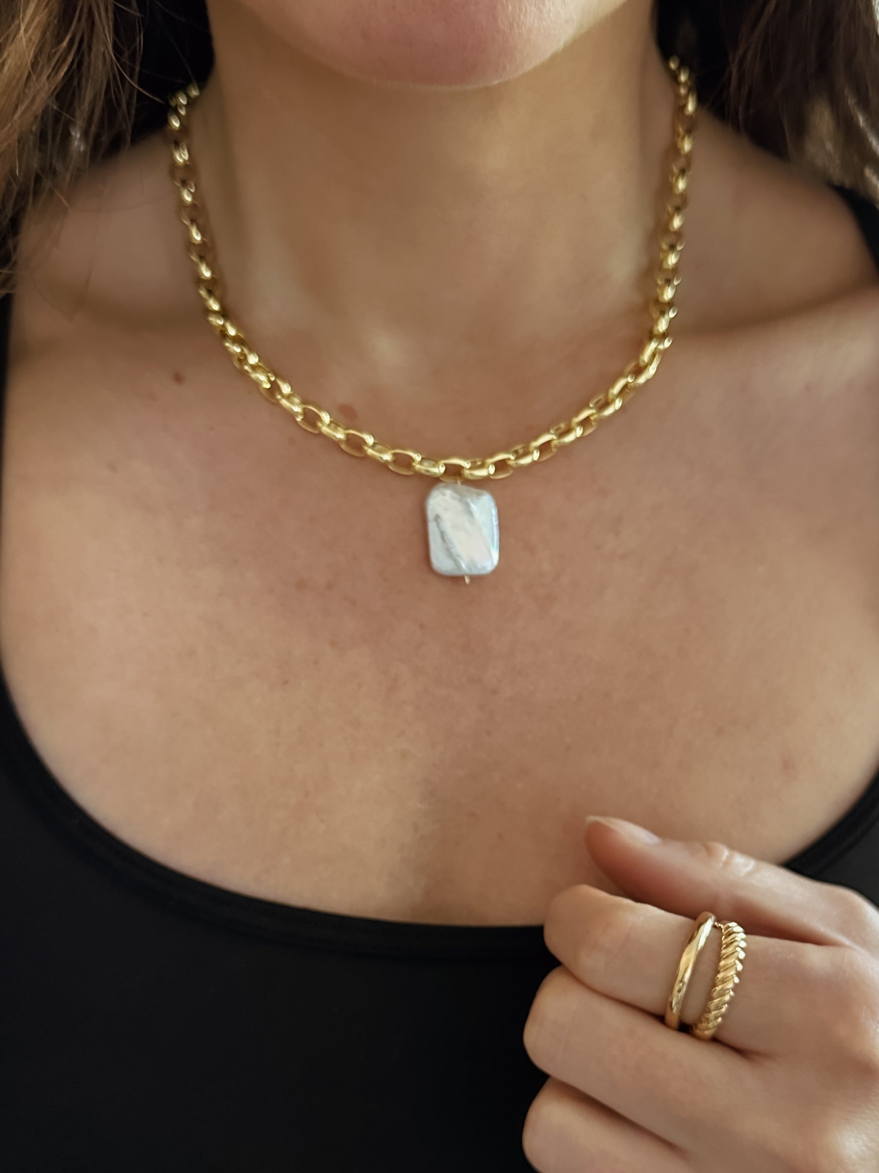 Bold Pearl Necklace