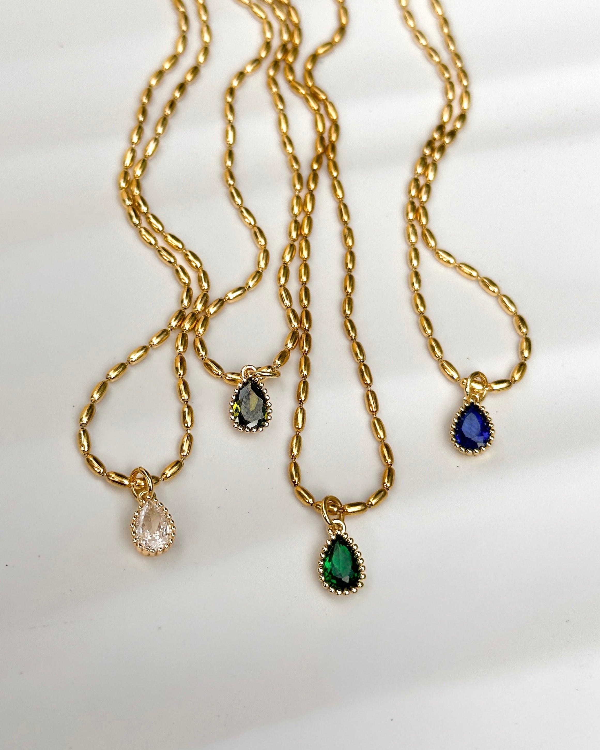Beaded Birthstone Necklace