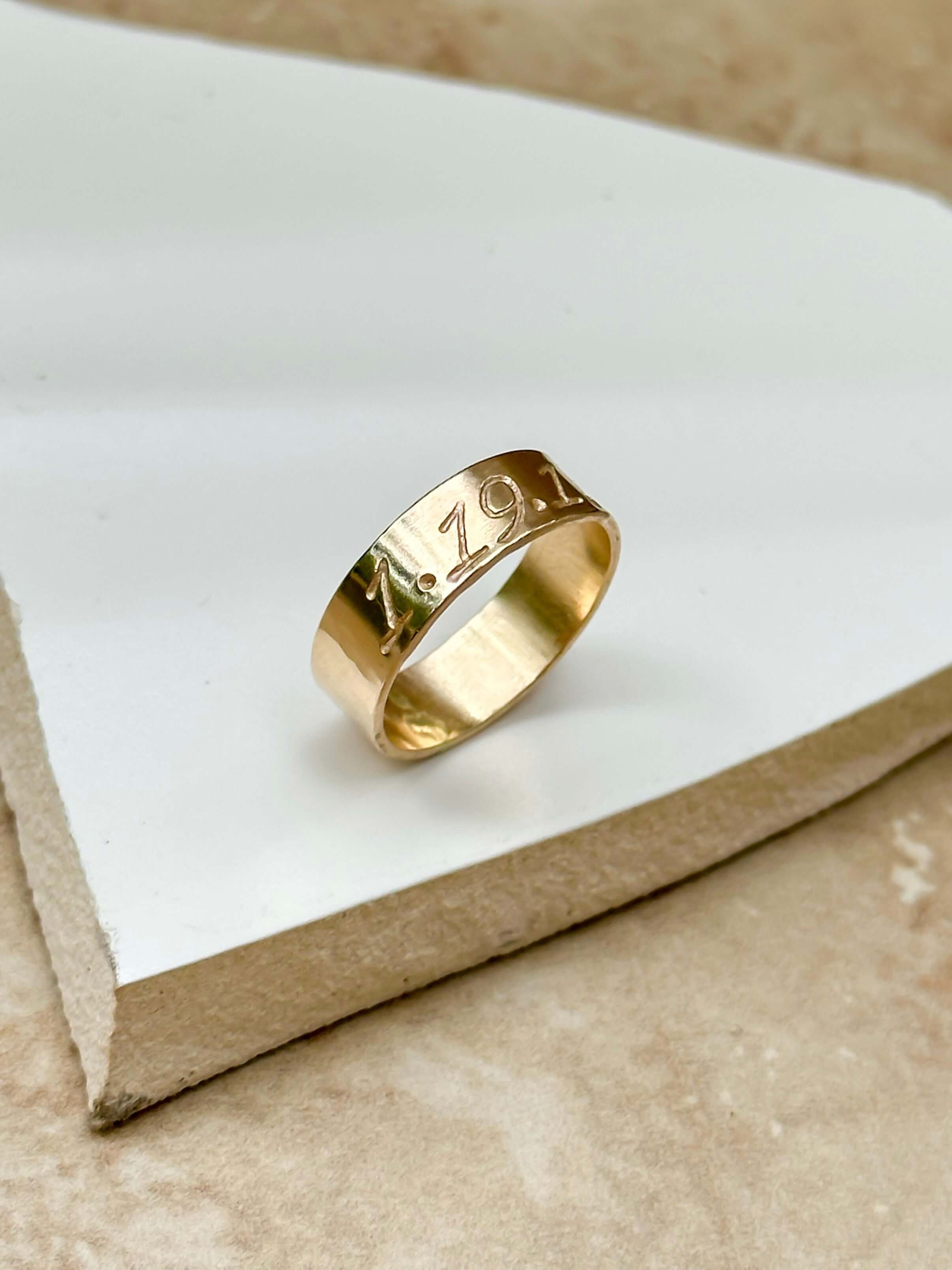 Custom Date Cigar Band GF