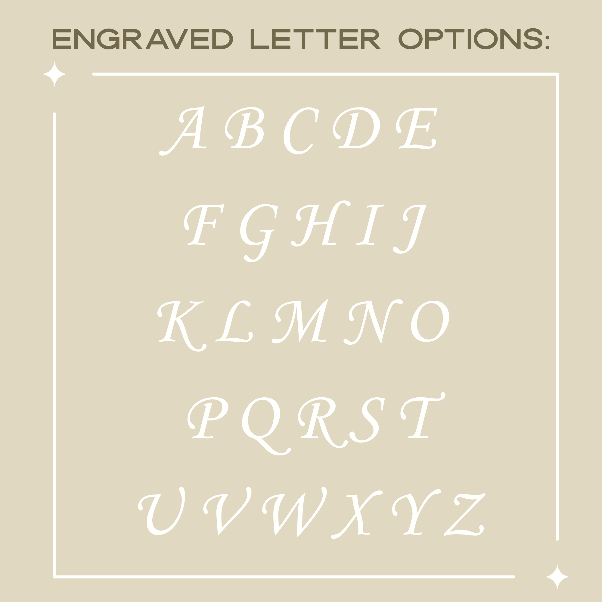 Elegant Initial Signet Ring