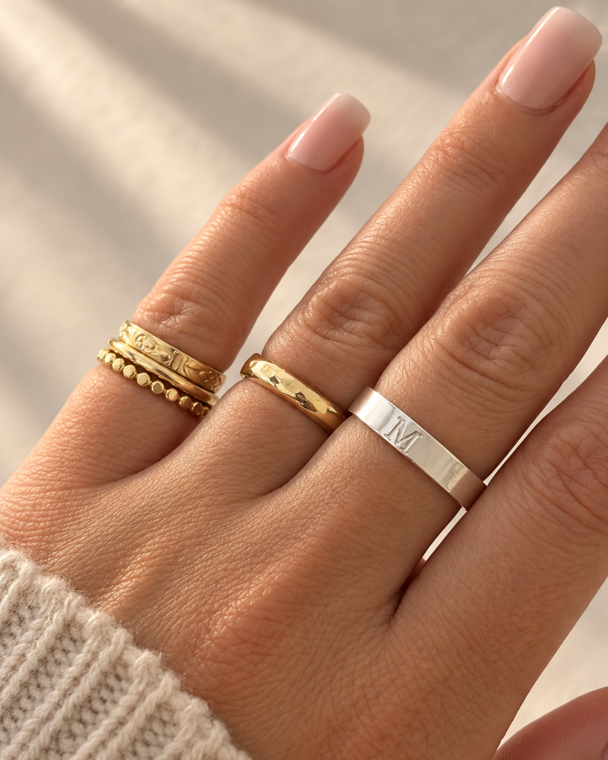 Initial Band Ring