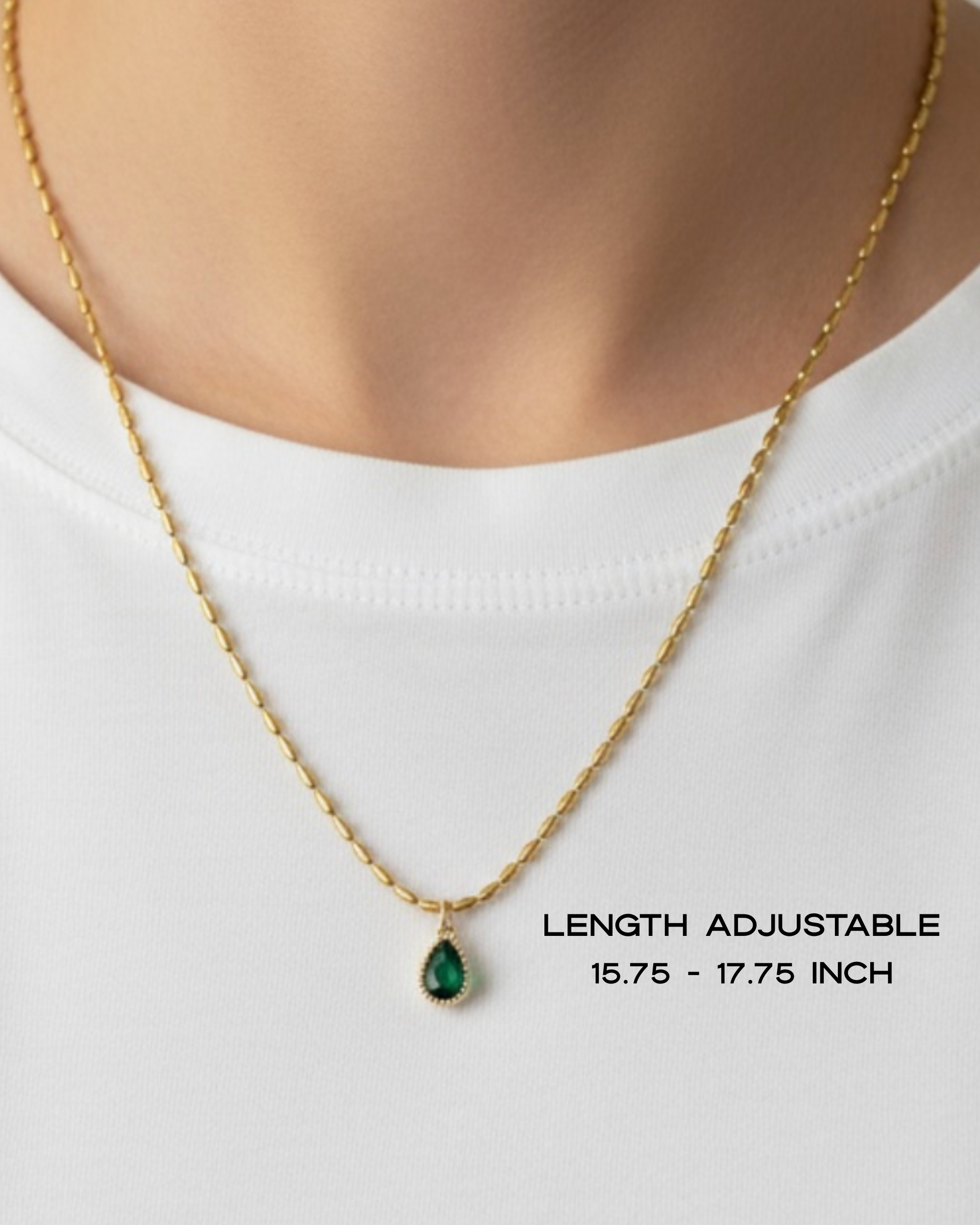 Beaded Birthstone Necklace