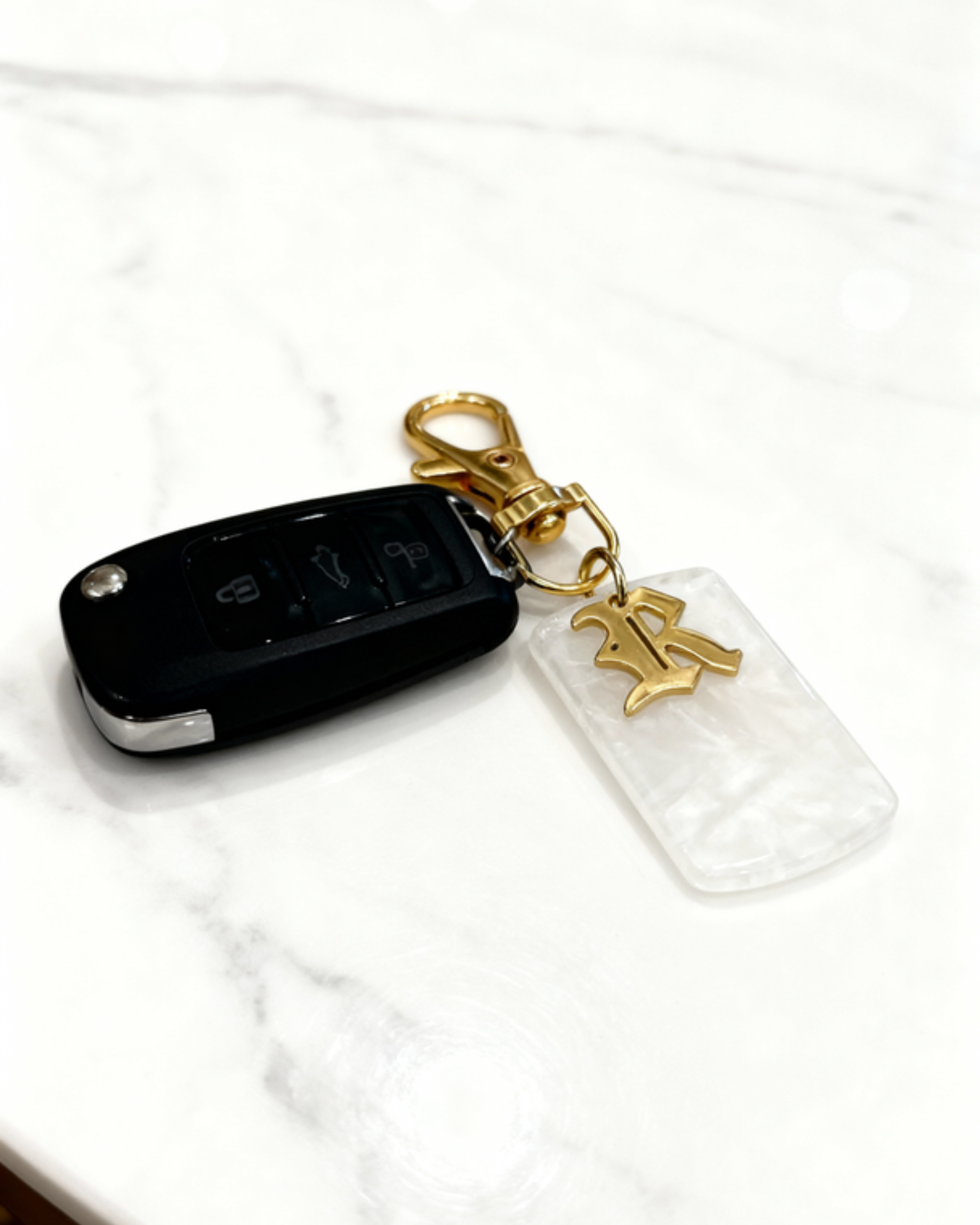 Personalized Crystal Bag Charm
