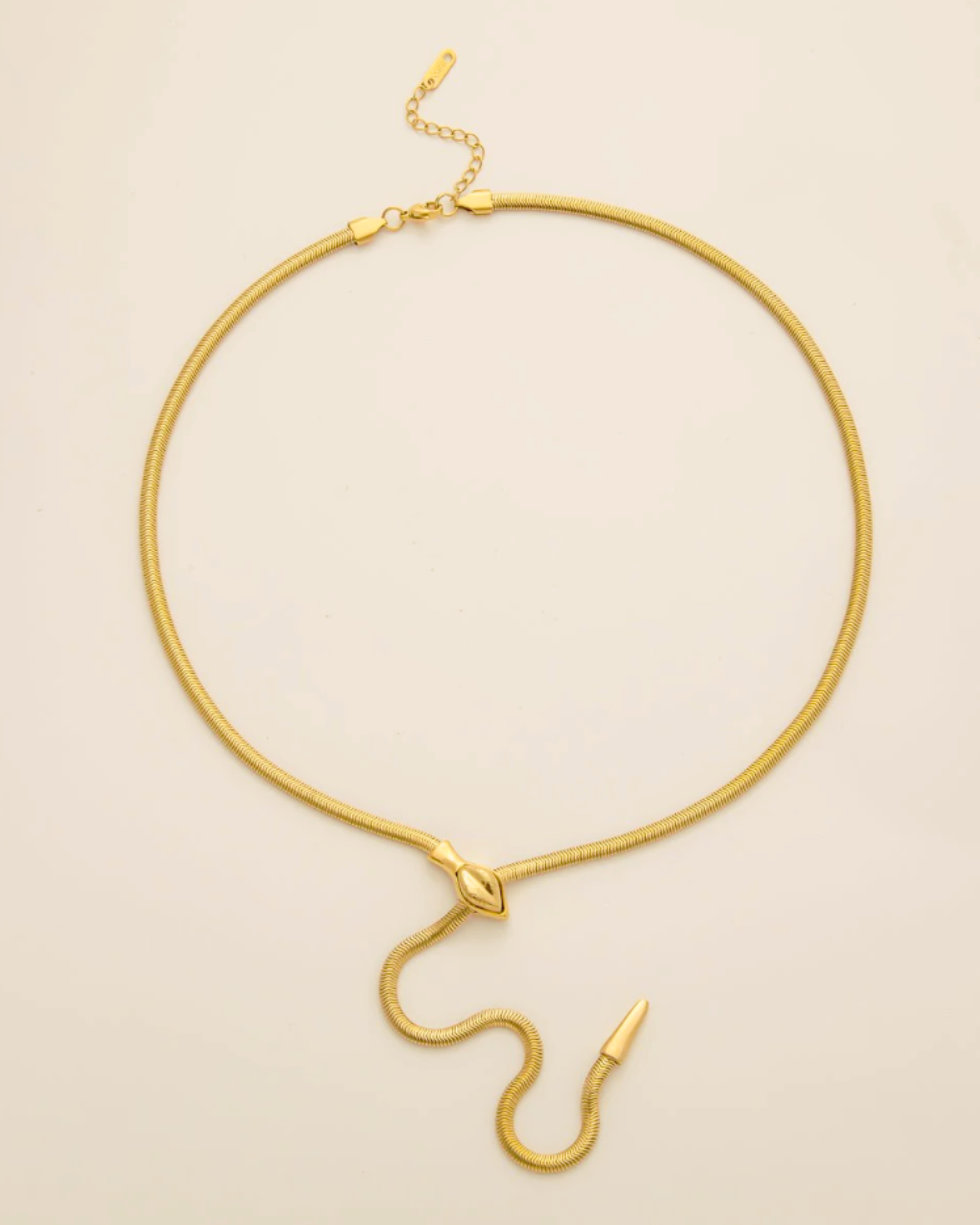 Serpentina Lariat Necklace