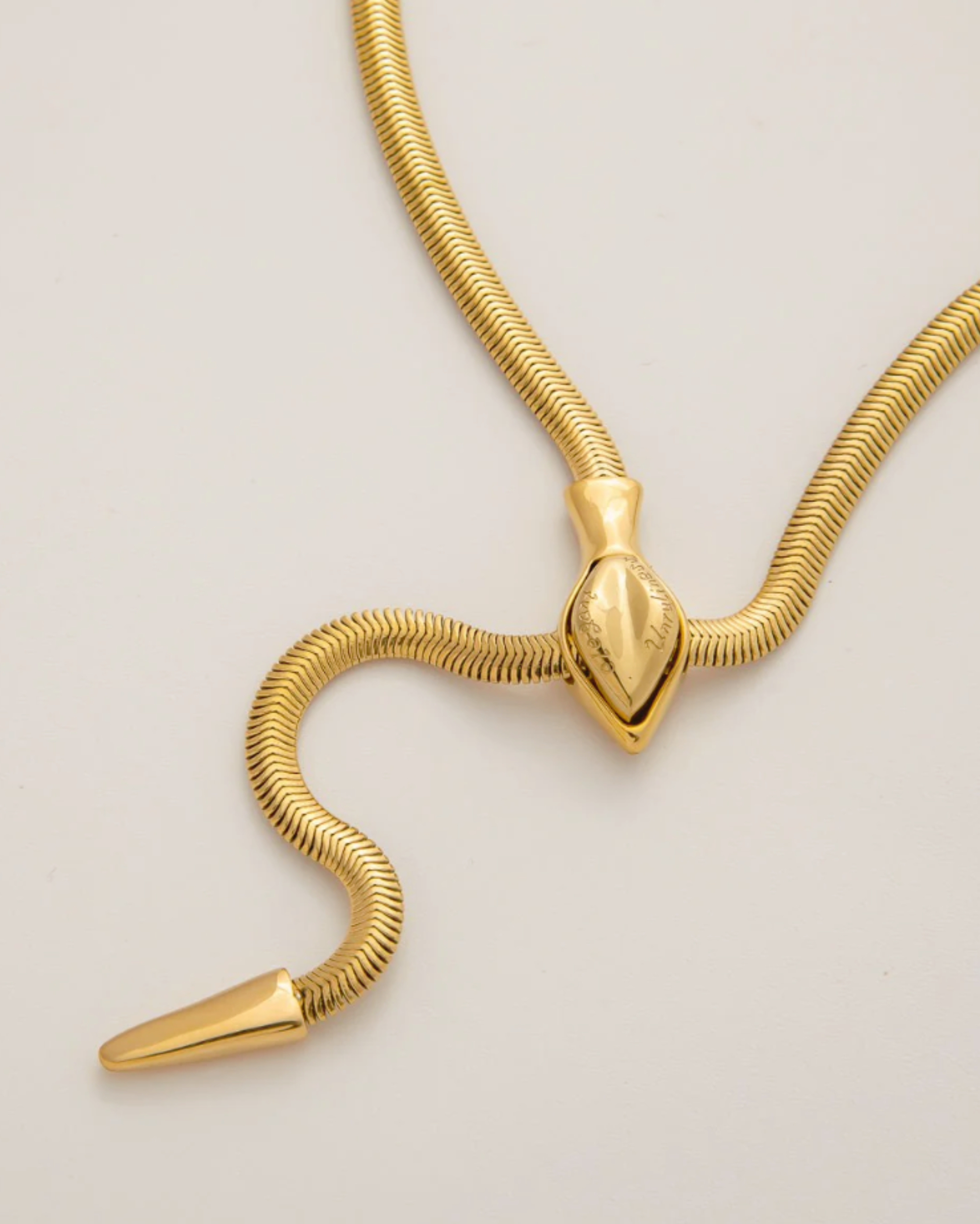 Serpentina Lariat Necklace