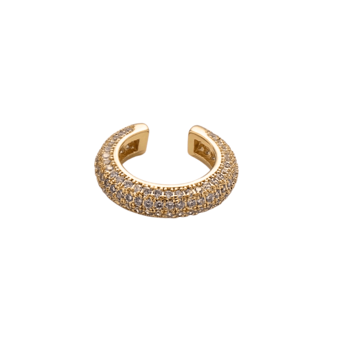 Pave´ Wide Ear Cuff – Rune and Light