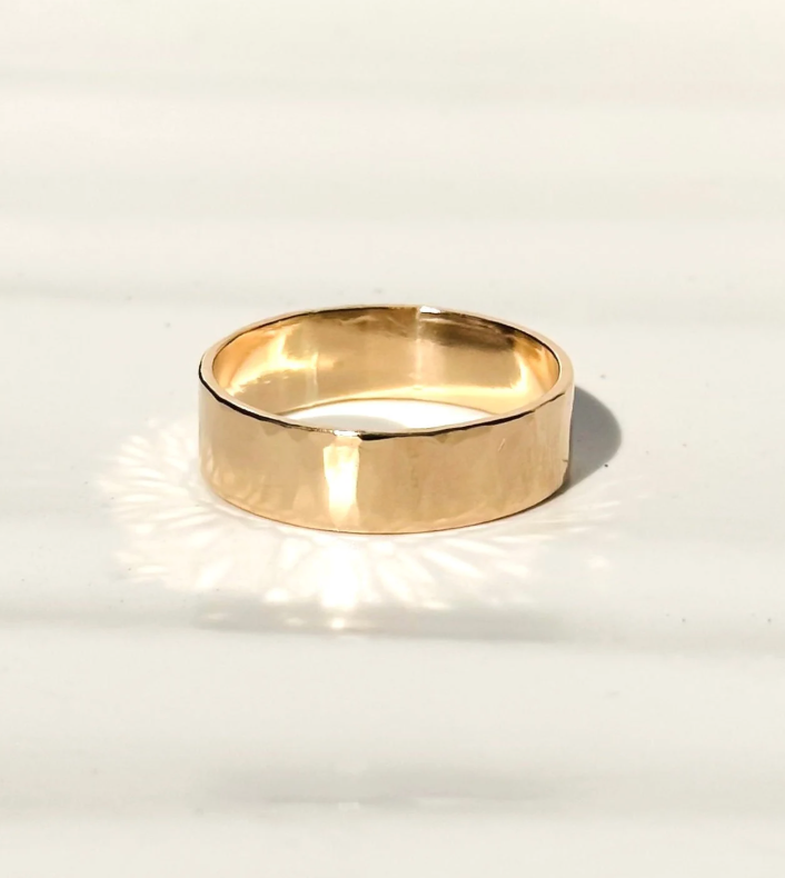 Cigar Band Ring GF