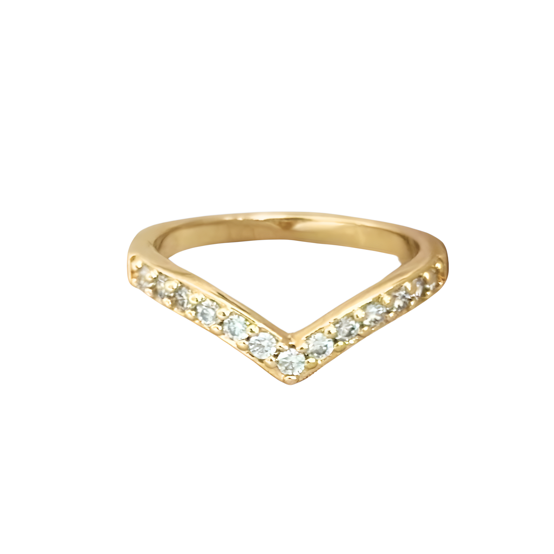 Pave´ Peak Stacking Ring