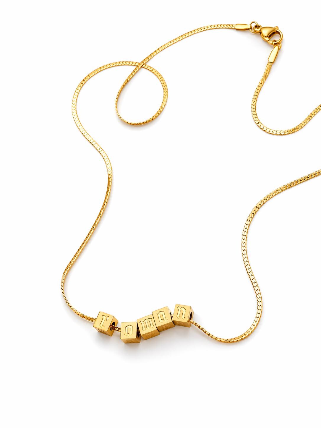 Edgy Boy Mom Name Necklace, Gothic Font Personalized Jewelry, Custom Kids Name Necklace, Alt Mom Gift, Grunge Style Jewelry