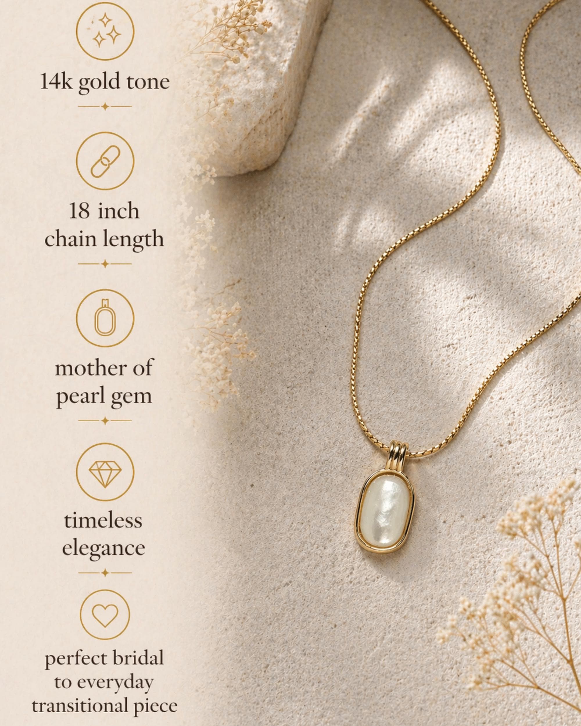 Minimalist Bridal Pearl Necklace, Dainty Mother of Pearl Wedding Jewelry, Simple Elegant Bride Necklace, Delicate Wedding Day Accessory
