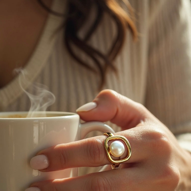 Plaza Pearl Ring