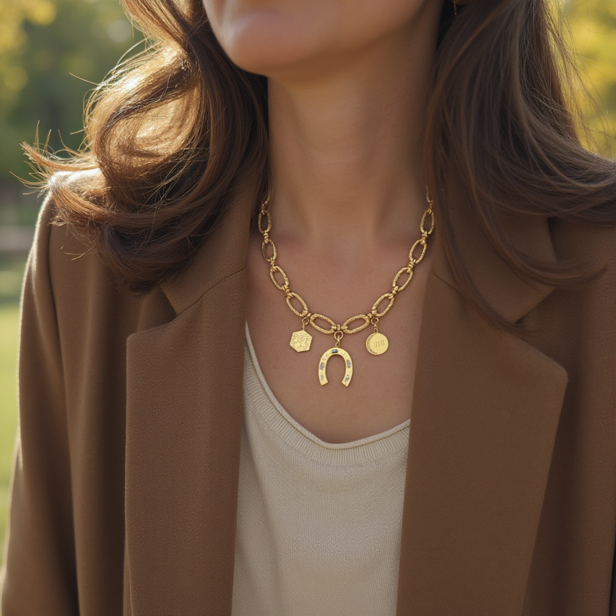 Lucky Gal Charm Necklace