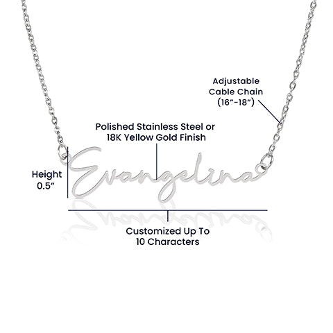 Signature Name Necklace