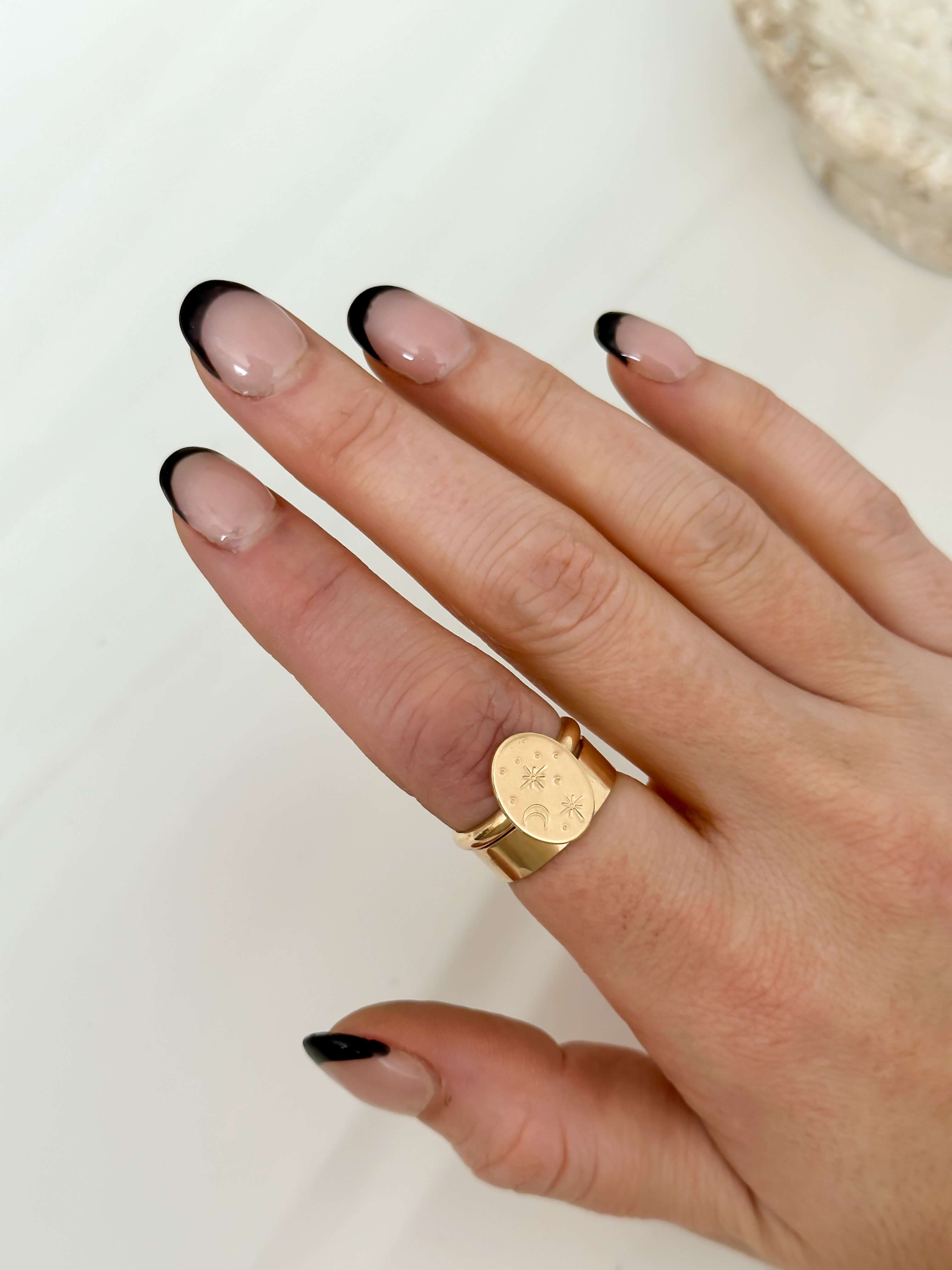 Cigar Band Ring GF