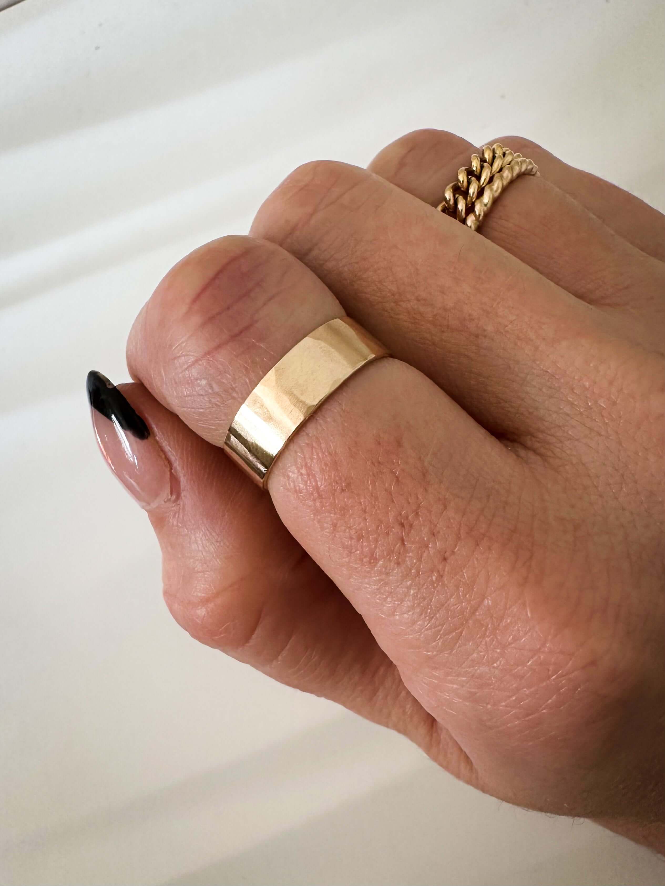 Cigar Band Ring GF