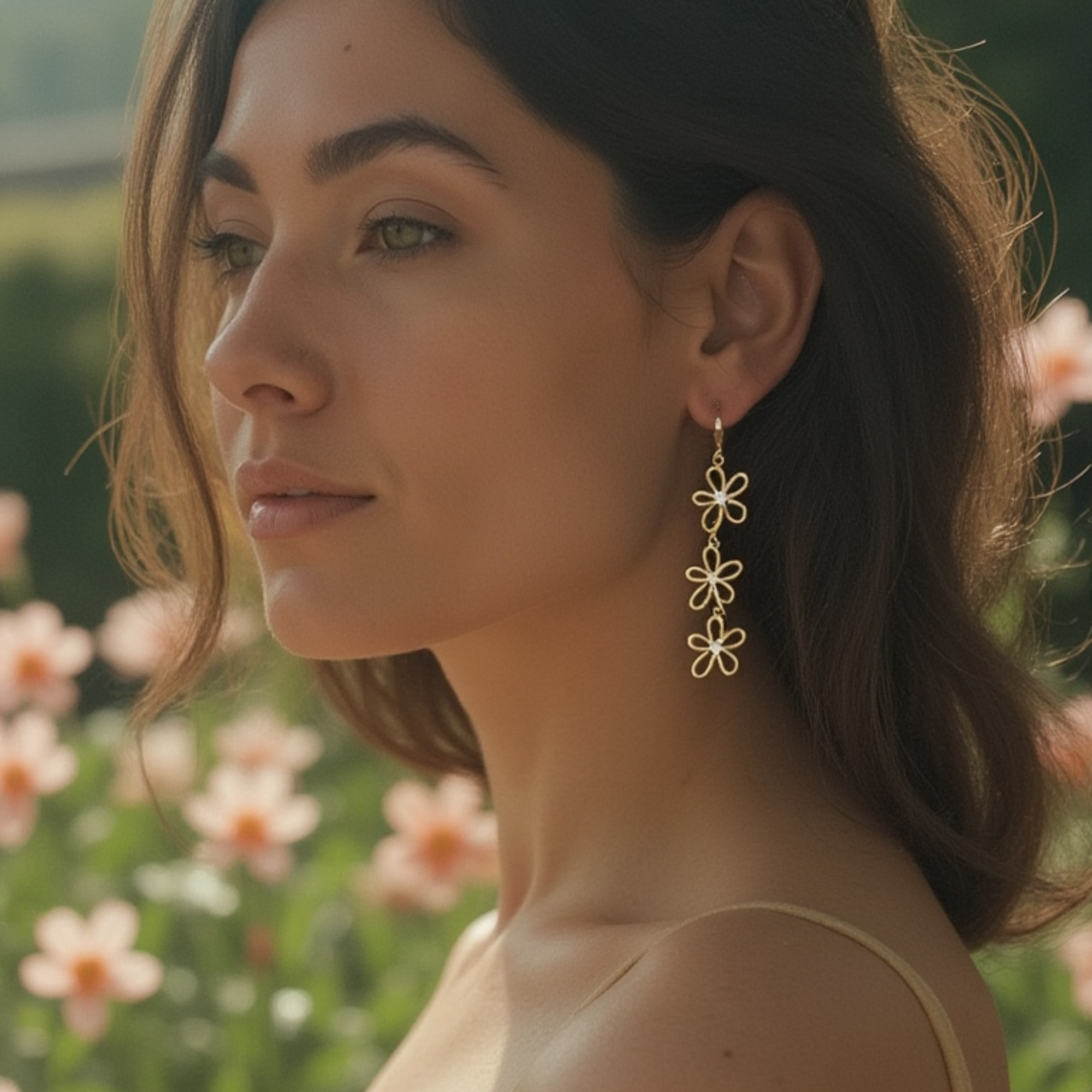 Daisy Drop Earrings