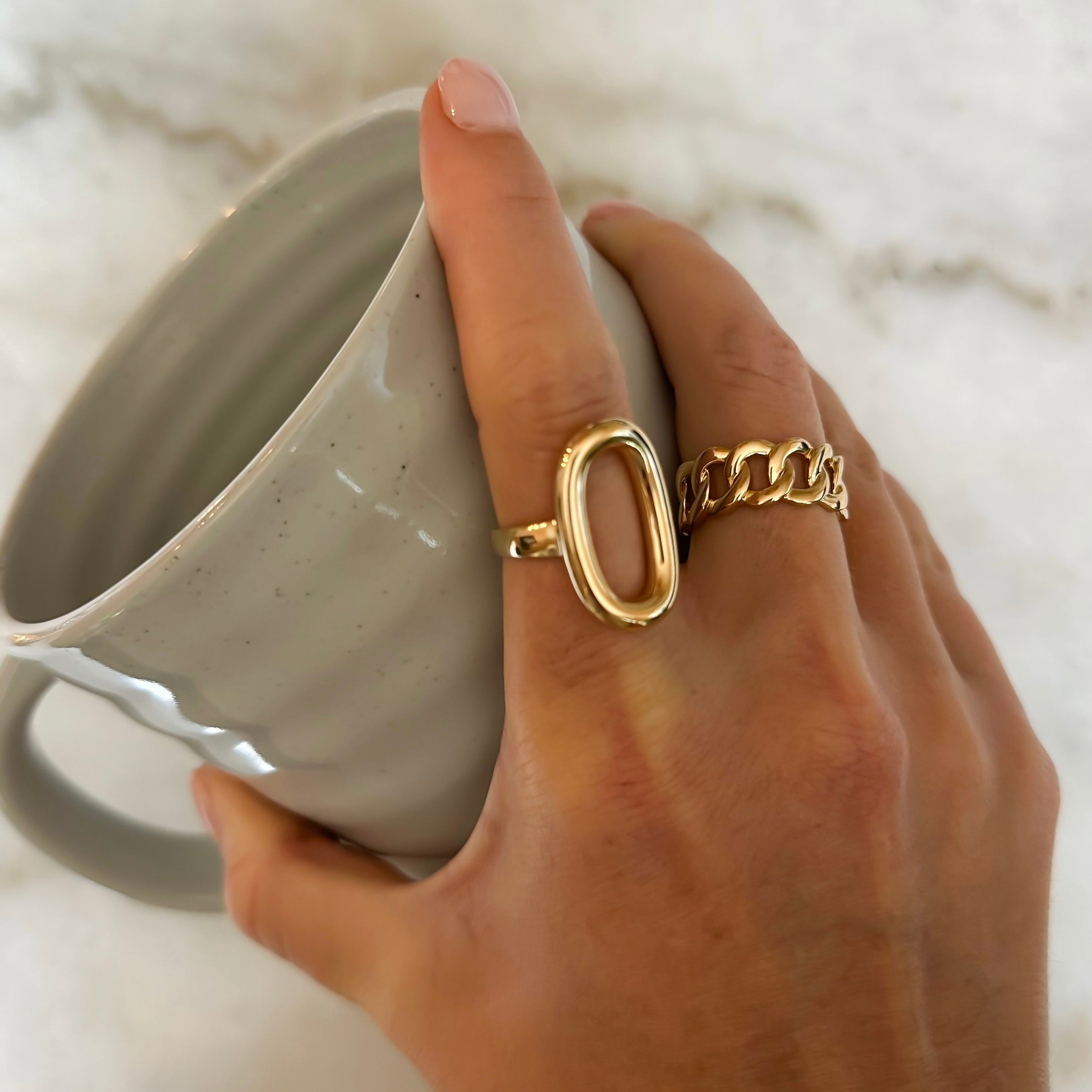 Oval Statement Ring