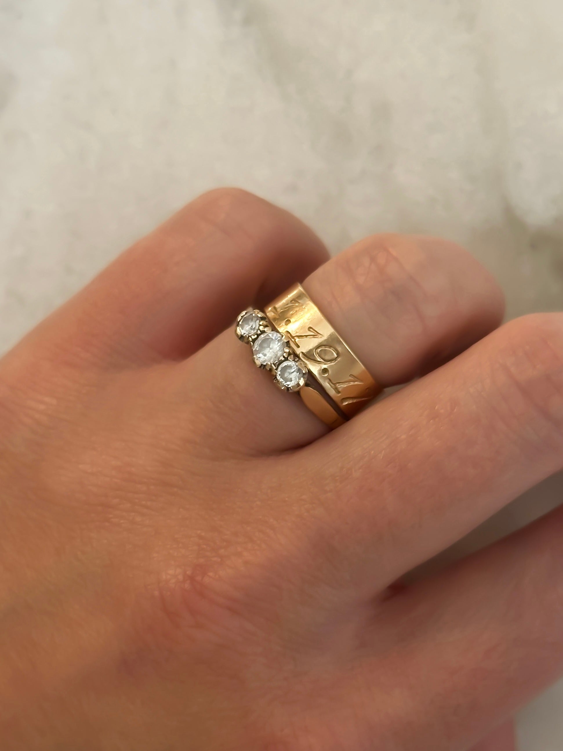 Custom Date Cigar Band GF