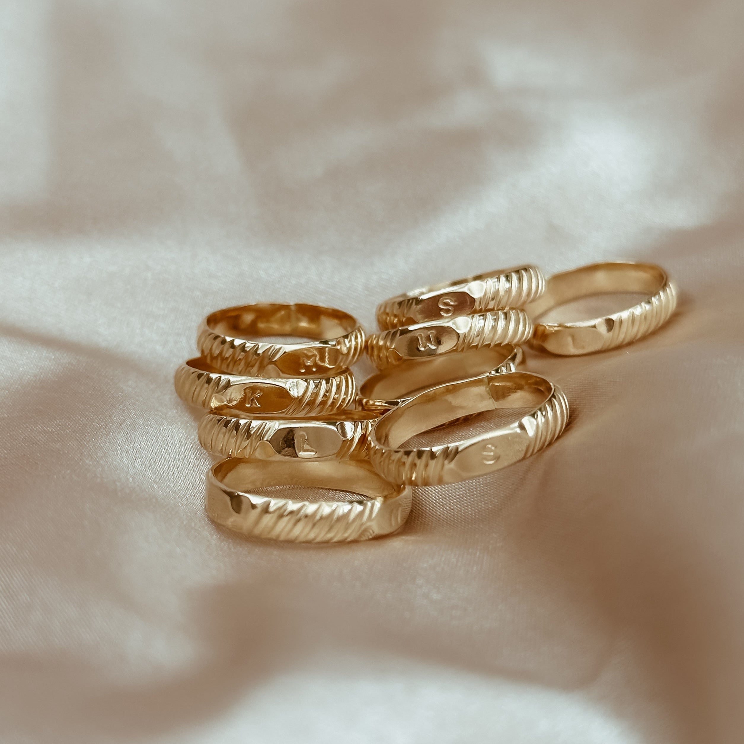 Initial Signet Ring