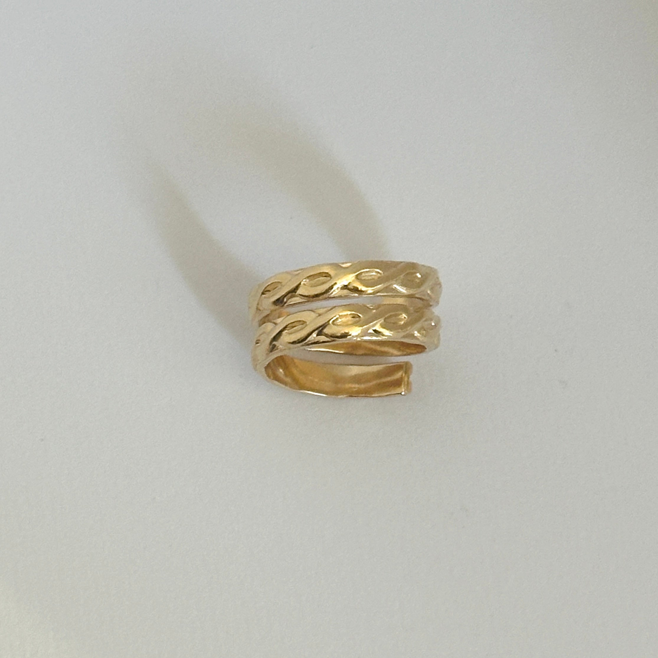 Infinity Double Band Wrap Ring GF