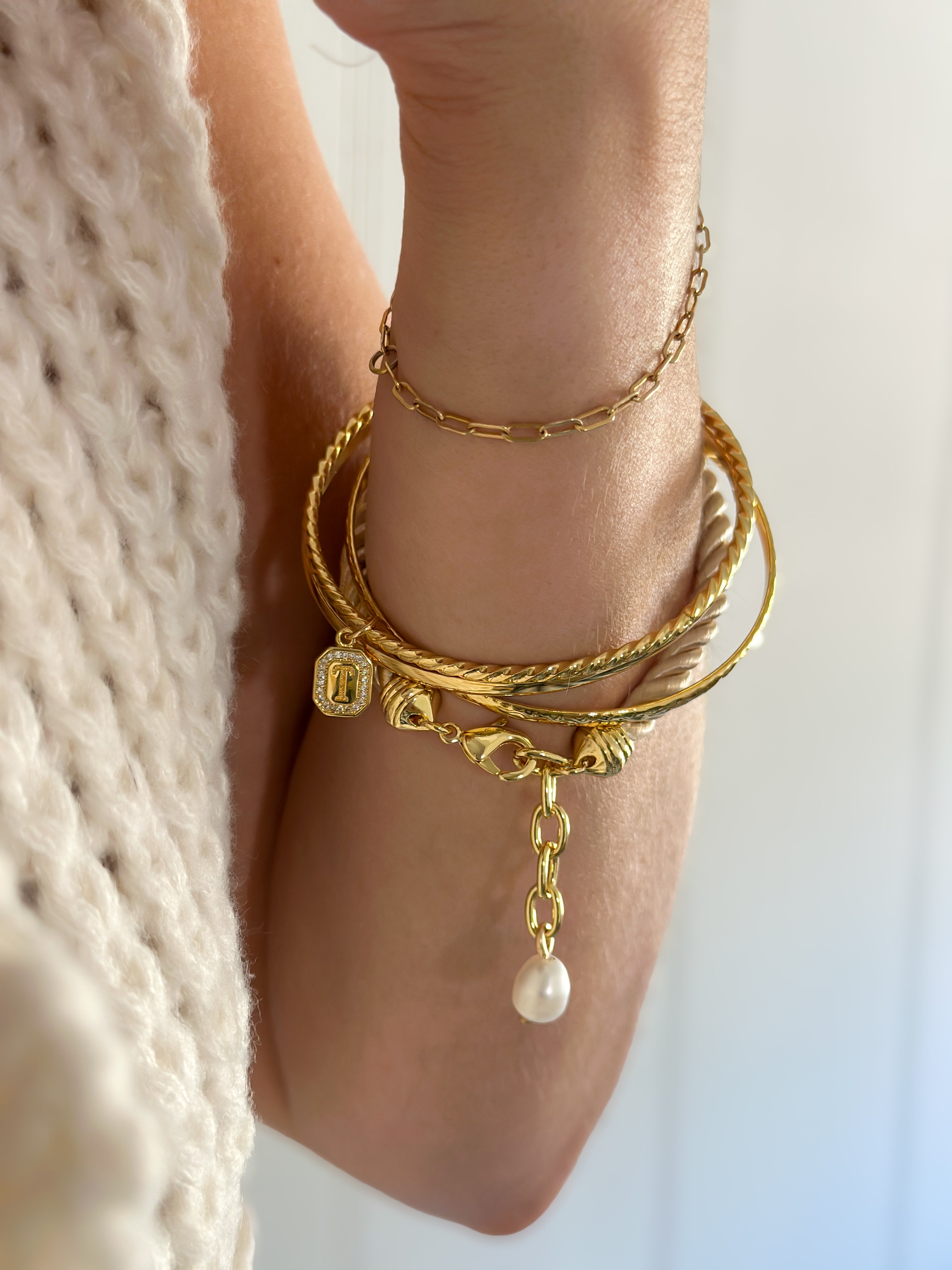 Initial Rope Bangle
