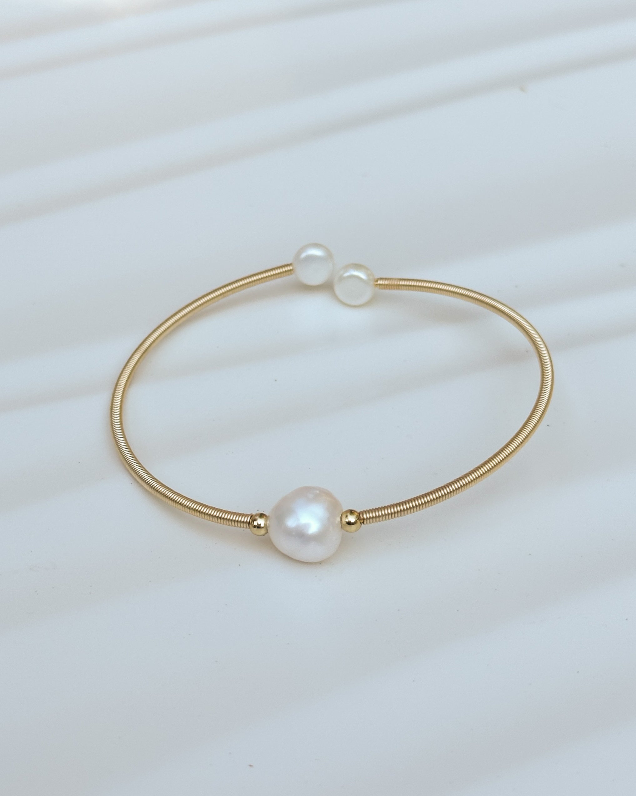 Pearl Cuff Bangle