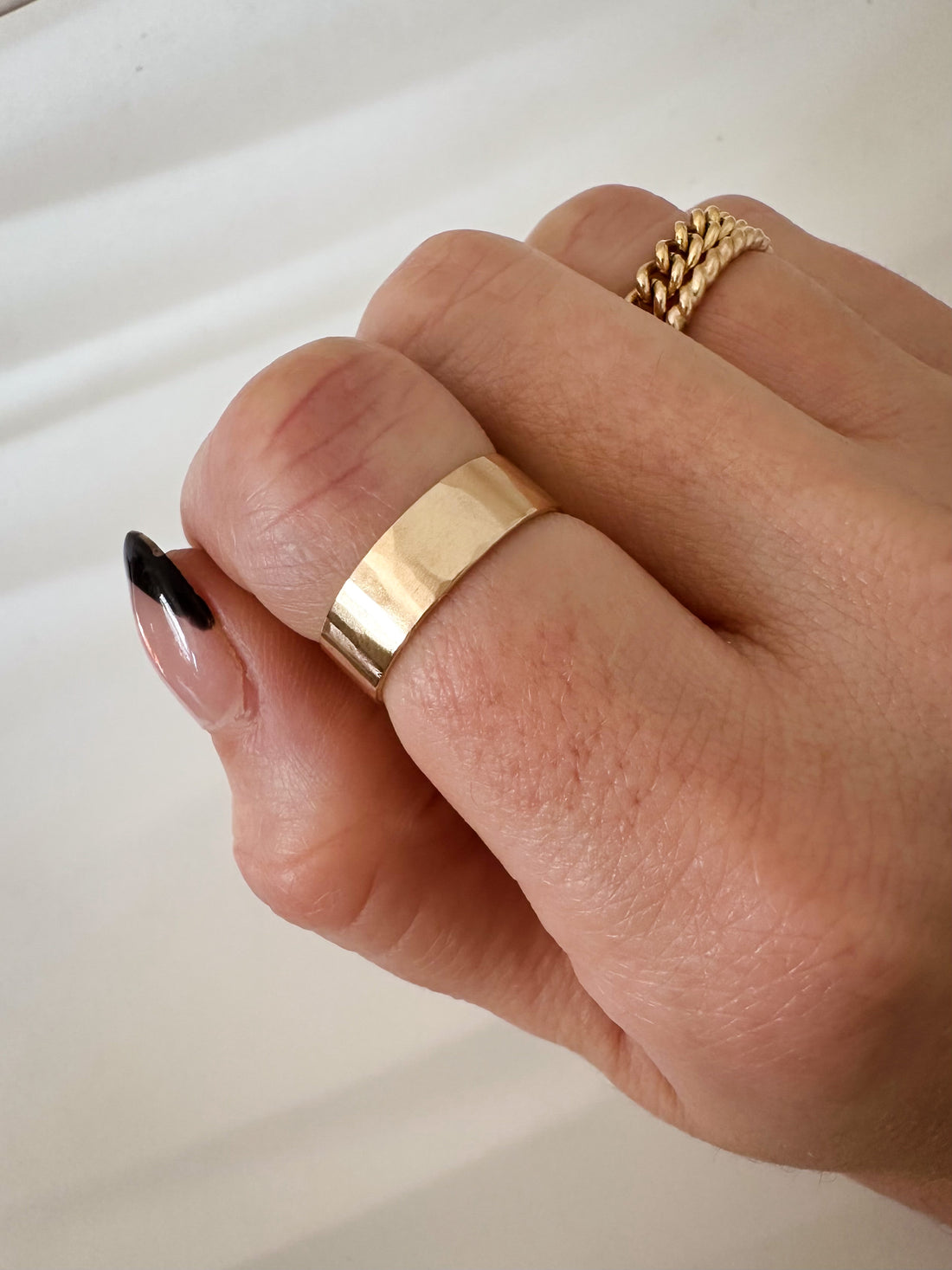 Thick Gold Ring - Etsy