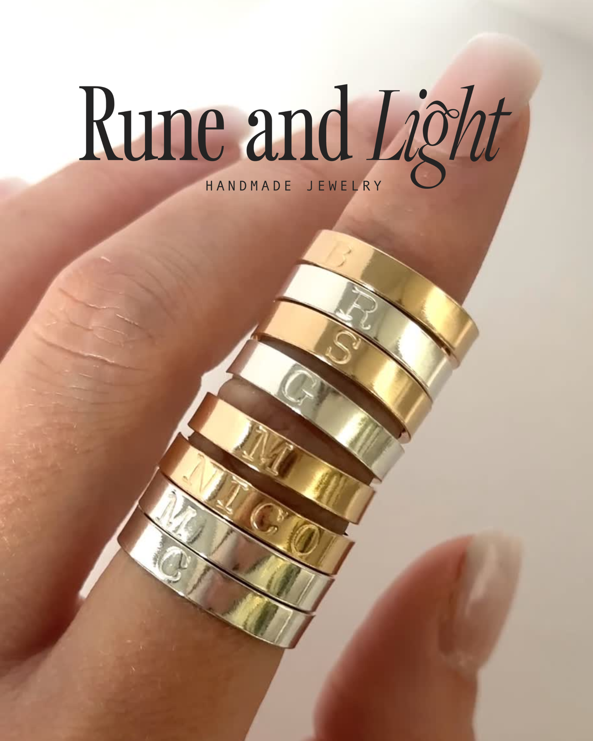 Initial Band Ring