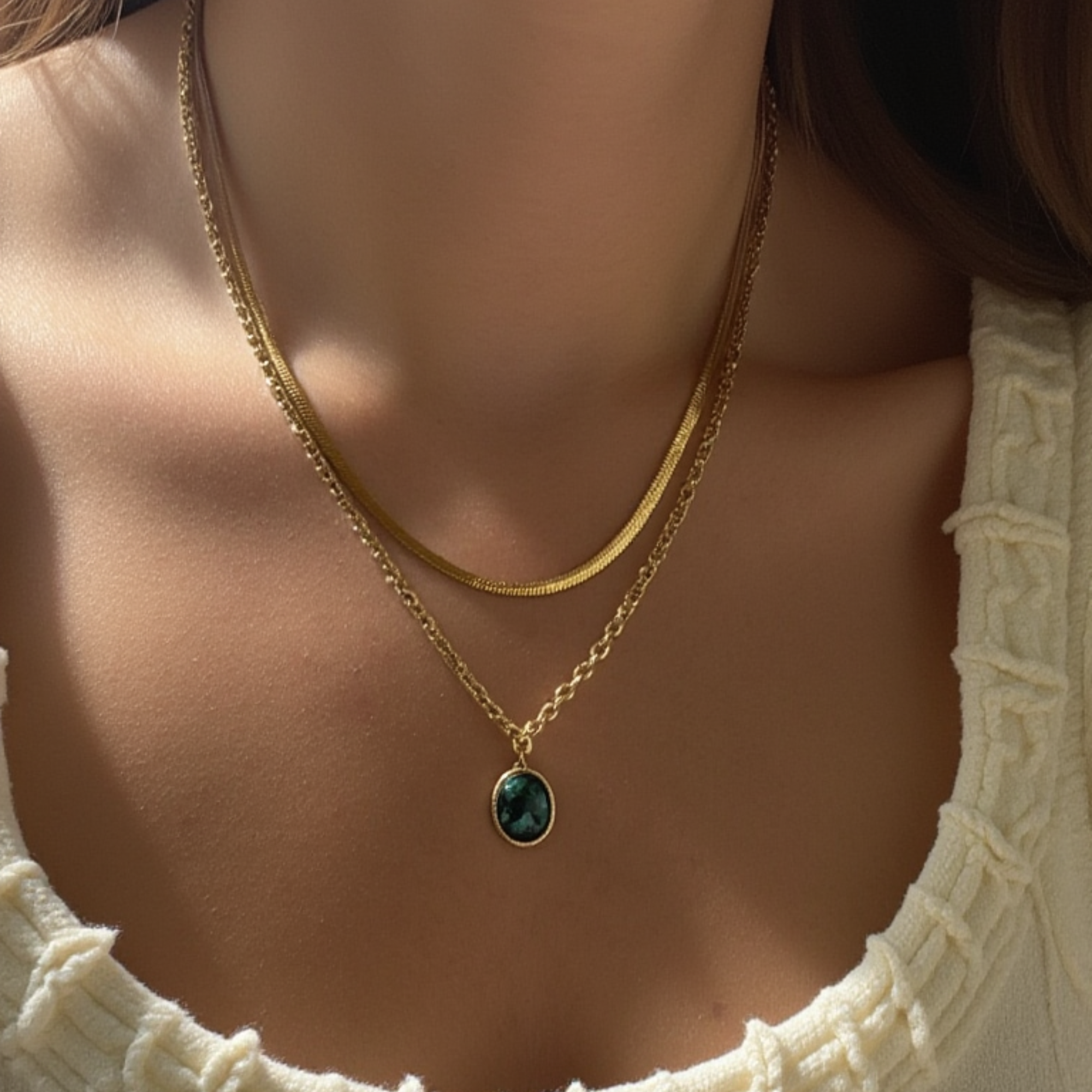 Selena Layering Chain Necklace