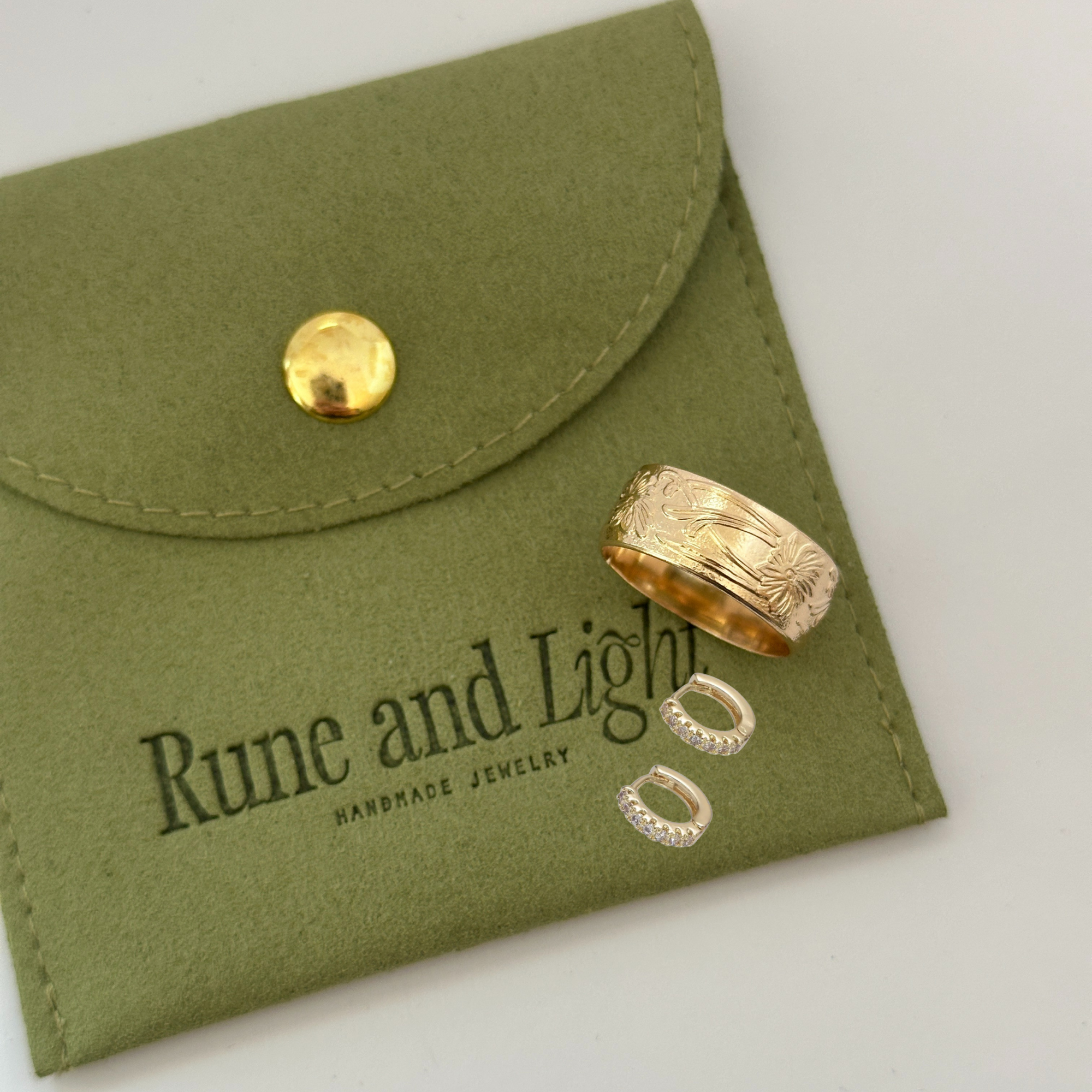 Tiny Pavé Hoops