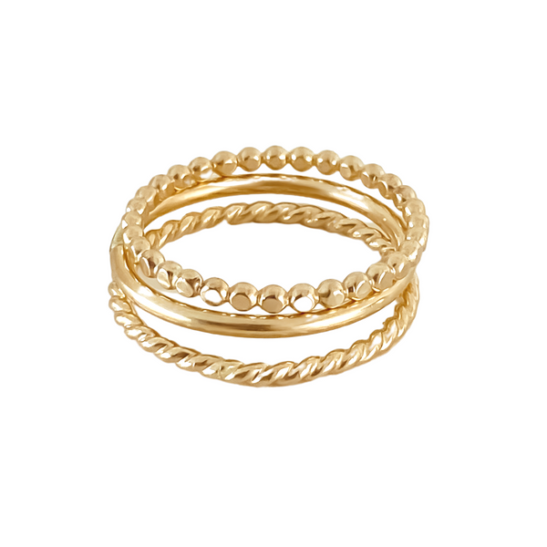 Stacking Ring Set GF – Rune and Light