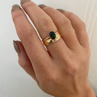 Darkside Black Opal Ring